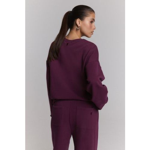alix sweater aubergine  (42 - ) - Hype Fashion (Schoten)