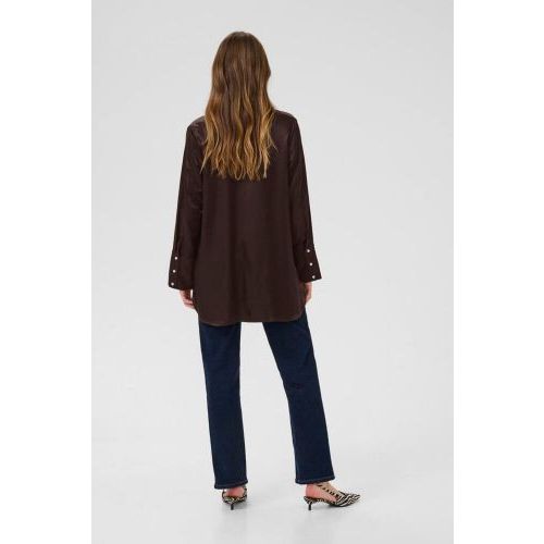 Culture blouse coffee  (mollie - ) - Hype Fashion (Schoten)