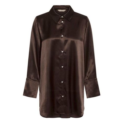 Culture blouse coffee  (mollie - ) - Hype Fashion (Schoten)