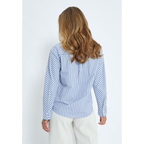 desires blouse blue stripe  (Cynthia - ) - Hype Fashion (Schoten)