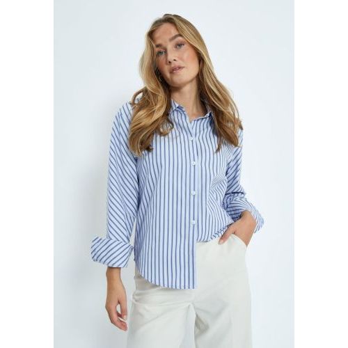 desires blouse blue stripe  (Cynthia - ) - Hype Fashion (Schoten)