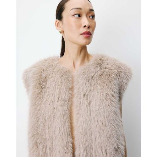 Grace & Mila bodywarmer Beige  (Aelio - ) - Hype Fashion (Schoten)