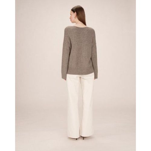 Grace & Mila trui Taupe  (Salvador - ) - Hype Fashion (Schoten)