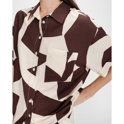 Grace & Mila hemd chocolate