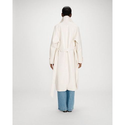 Grace & Mila coat ecru  (Velours - ) - Hype Fashion (Schoten)