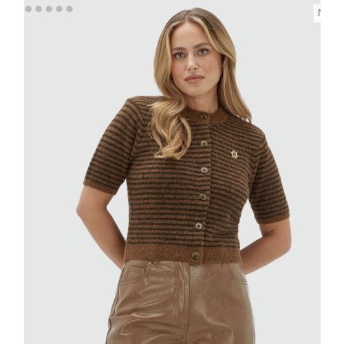 JOSH V gilet Brown