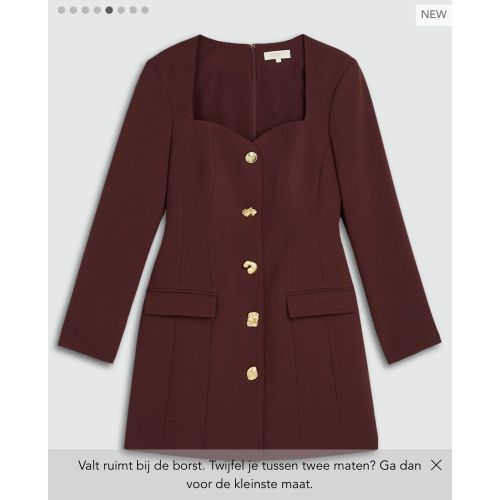 JOSH V kleed Burgundy  (Ely - ) - Hype Fashion (Schoten)