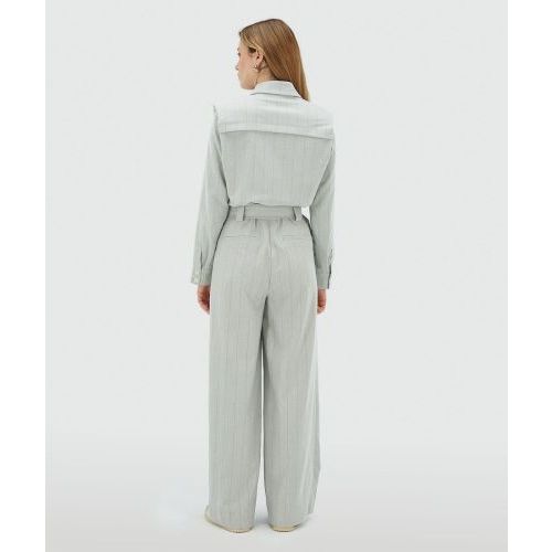 JOSH V jumpsuit light grey  (Robin - ) - Hype Fashion (Schoten)