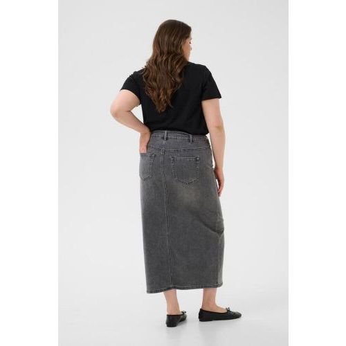 Kaffe curve rok Grey  (Ally - ) - Hype Fashion (Schoten)