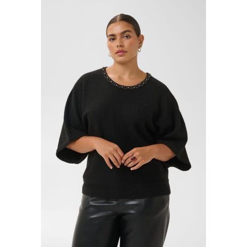 Kaffe curve trui Black