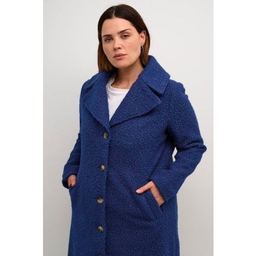 Kaffe curve coat Blue  (Canni - ) - Hype Fashion (Schoten)