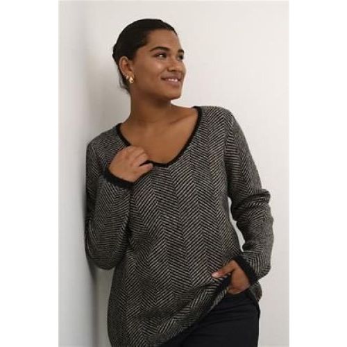 Kaffe curve trui raspberry