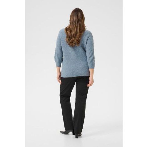 Kaffe curve trui Blue  (Letty BLUE - ) - Hype Fashion (Schoten)