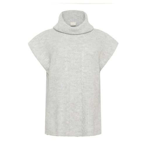 Kaffe curve poncho Grey  (Mala - ) - Hype Fashion (Schoten)