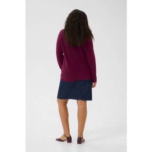 Kaffe curve trui Wine  (Niela - ) - Hype Fashion (Schoten)