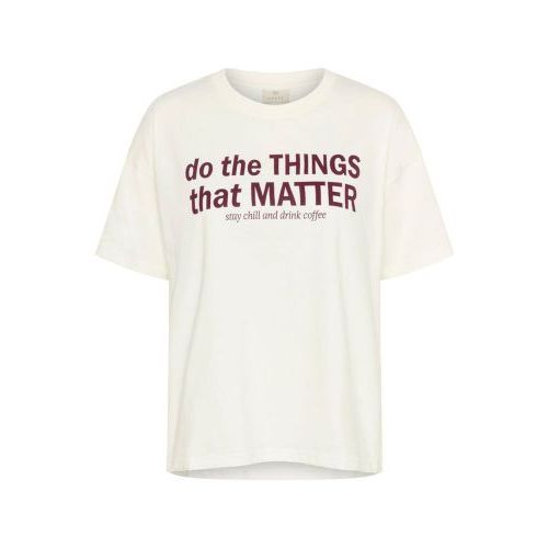 Kaffe t-shirt Chalk  (Elly - ) - Hype Fashion (Schoten)