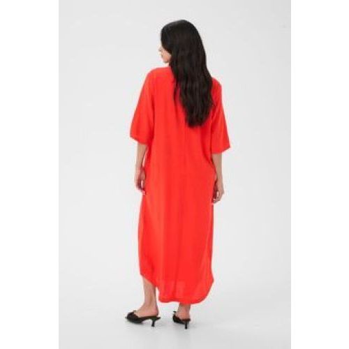 Kaffe kleed red  (Milia Kaftan - ) - Hype Fashion (Schoten)