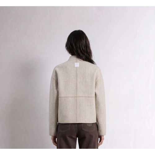 levete room jacket Taupe  (sannie 1 - ) - Hype Fashion (Schoten)