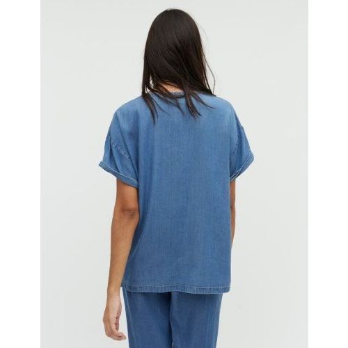 MBYM blouse Denim  (536 - ) - Hype Fashion (Schoten)