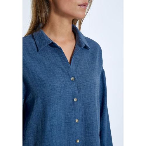 pep blouse Blue  (Gaby - ) - Hype Fashion (Schoten)